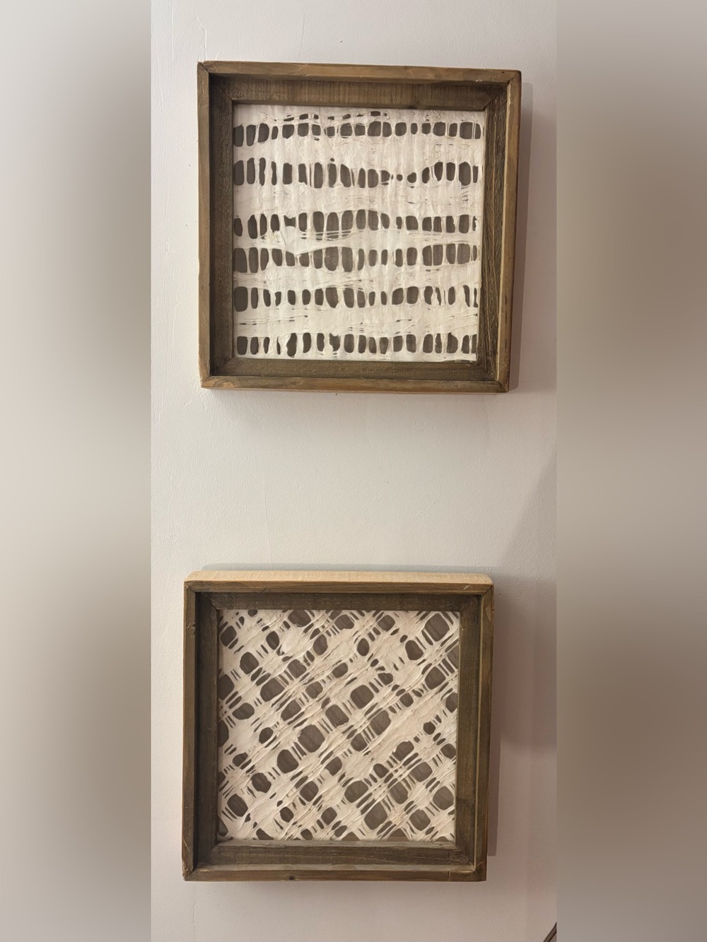 Anthropologie Paper & Wood Series - Wall Art Decor (Set of 2)